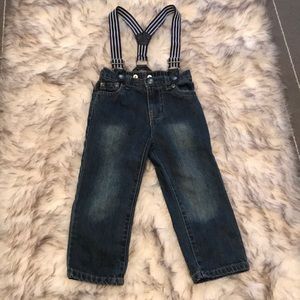 Suspender jeans